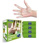 GENERALCARE Disposable TPE Cooking Gloves, Ideal for Cleaning and Food Prep, Latex &amp; Powder Free,...