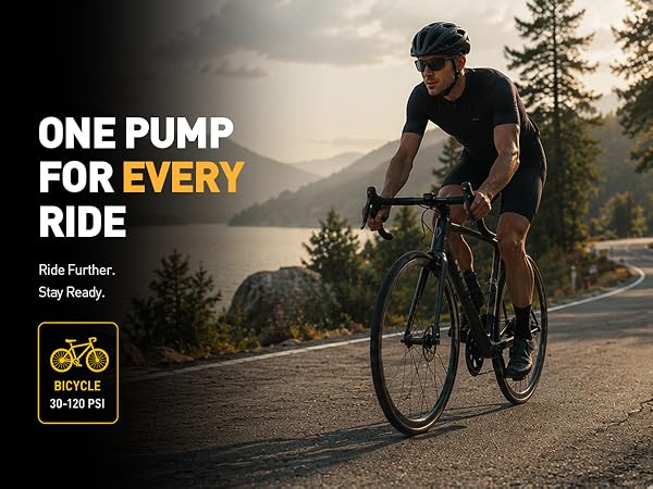 ONE PUMPFOR EVERYRIDE-bicycle