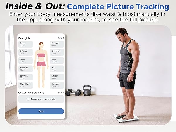 ge smart scale for body weight