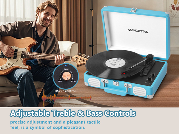 portable record player turntables vinyl record player with speakers