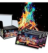 MEKER Fire Color Changing Packets - Fire Pit, Campfires, Outdoor Fireplaces, Bonfire - Fire Color...