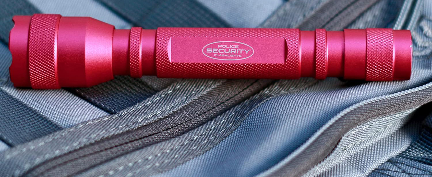 Police Security Maiden Ultra Bright LED Flashlight 180 Lumens Small Powerful Compact150 Meter Beam