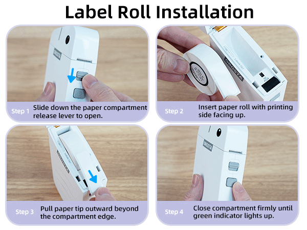 label roll installation