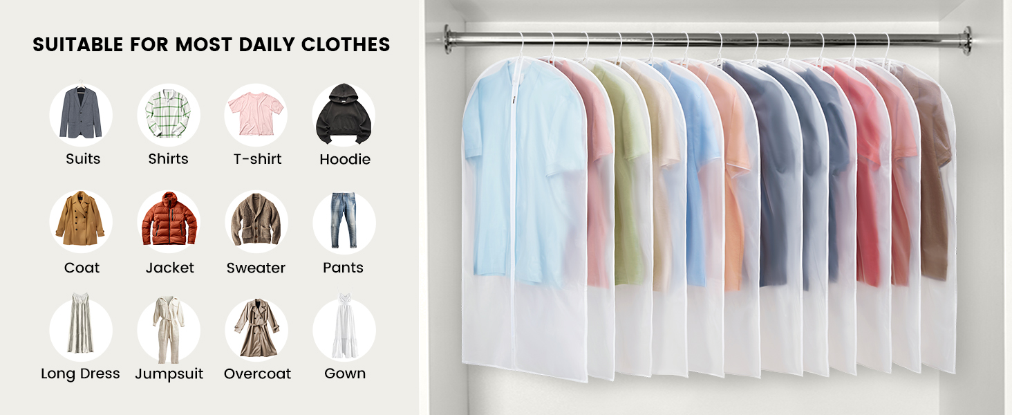 hanging garment bag
