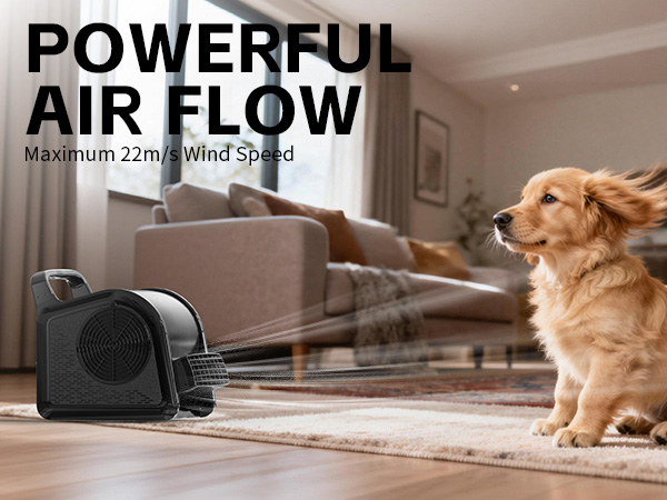 powerful air flow