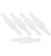 5 Pcs Oxygen Tubing Swivel Connector Supply for Home Oxygen, 360 Degree Swivel, Avoid Tube Tangle...