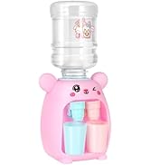 Toddmomy Mini Water Machine Toy, Pink Children Lovely Water Dispenser Drink Water Machine Toy for...