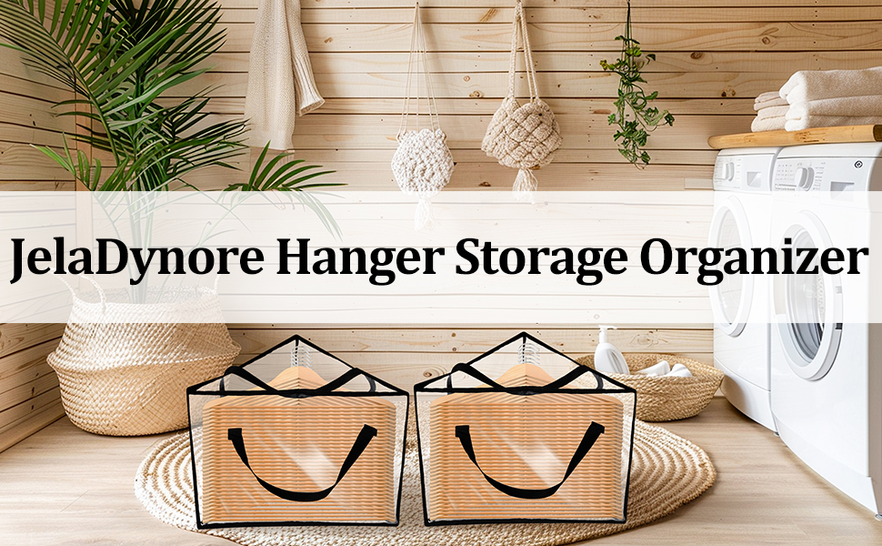 Clothes Hanger Organizer Bag- 2 Pack