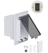 DBVR1W-1 Low Profile IN BOX Exterior Box, Outdoor Recessed Outlet Electrical Box for Wet Location...