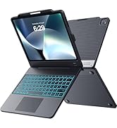 CHESONA Keyboard Case for ipad pro 12.9 inch (6th, 5th, 4th, 3rd Gen-2022,2021,2020,2018),5-in-1 ...