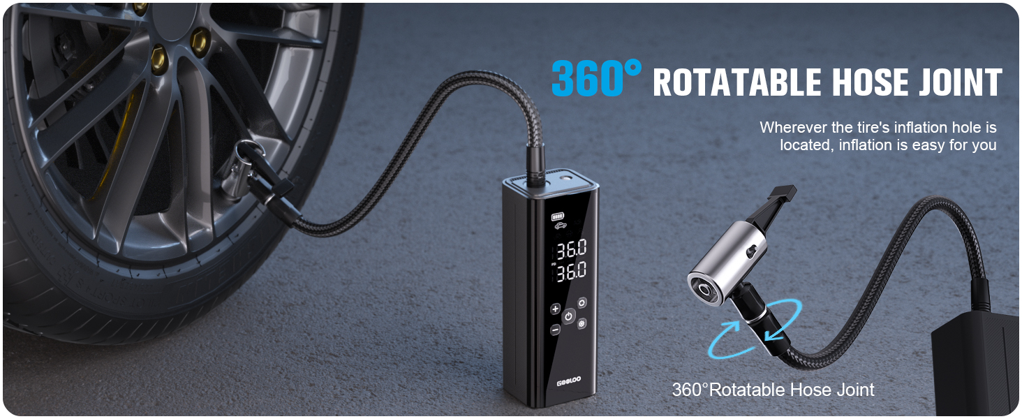 car tire air pump portable