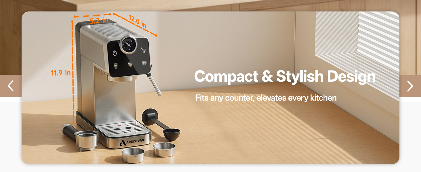 Espresso Coffee Machine 20 Bar for Home Office