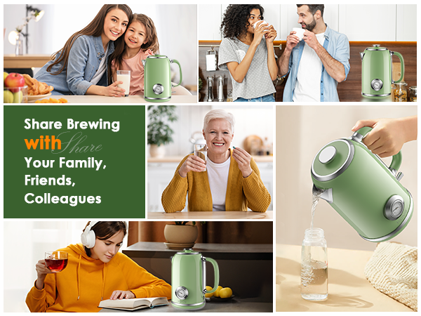 retro electric kettle