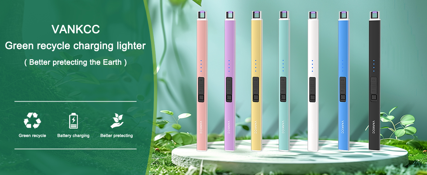 VANKCC green recycle electric lighter