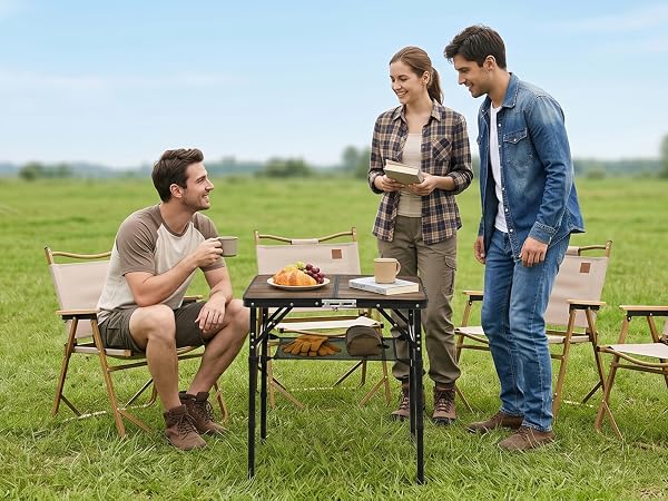 foldable outdoor side table