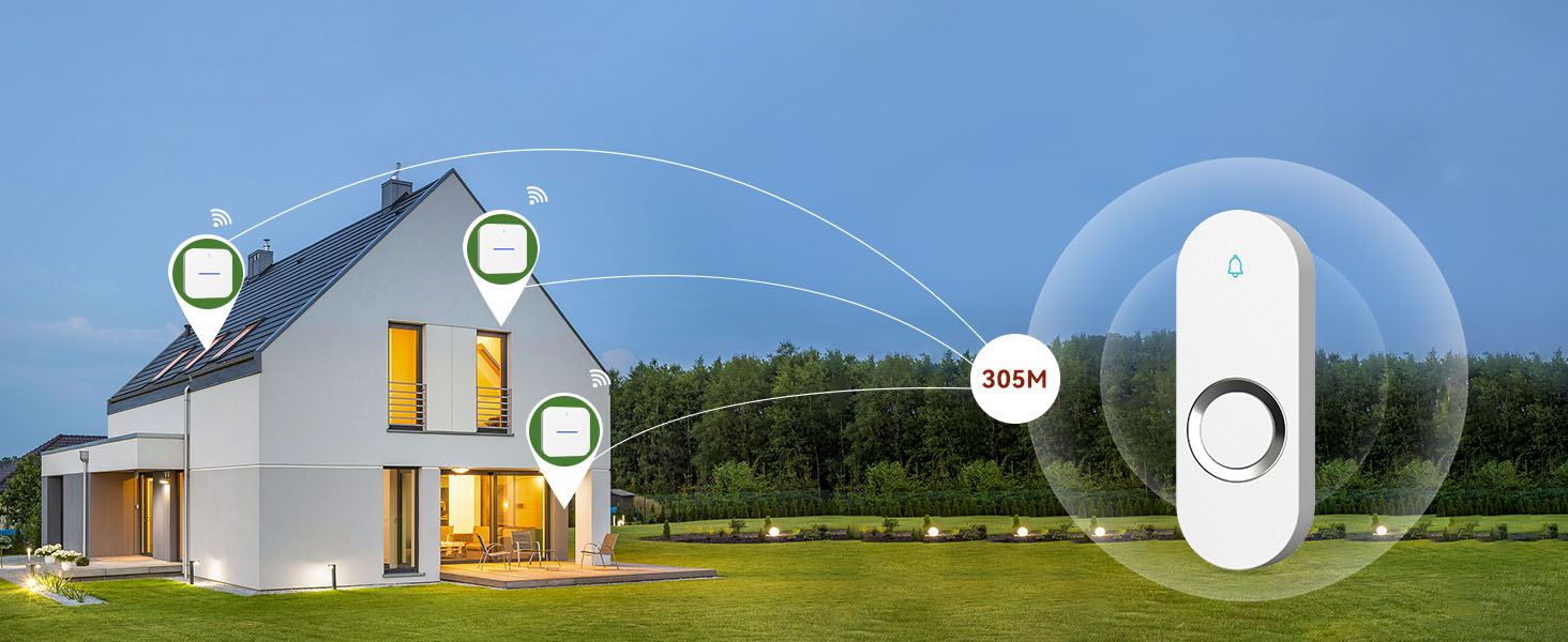 Lighted Wireless Doorbell