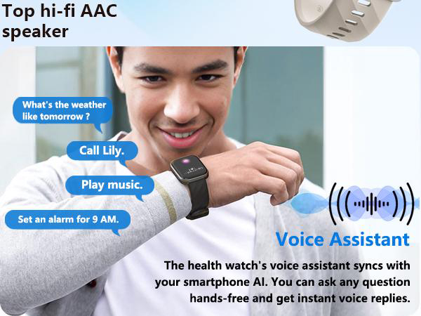 morepro fitness watch for men women make answer call