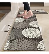 Anti Fatigue Kitchen Rug Sets 2 Piece Non Slip Kitchen Mats for Floor Cushioned Kitchen Rugs...
