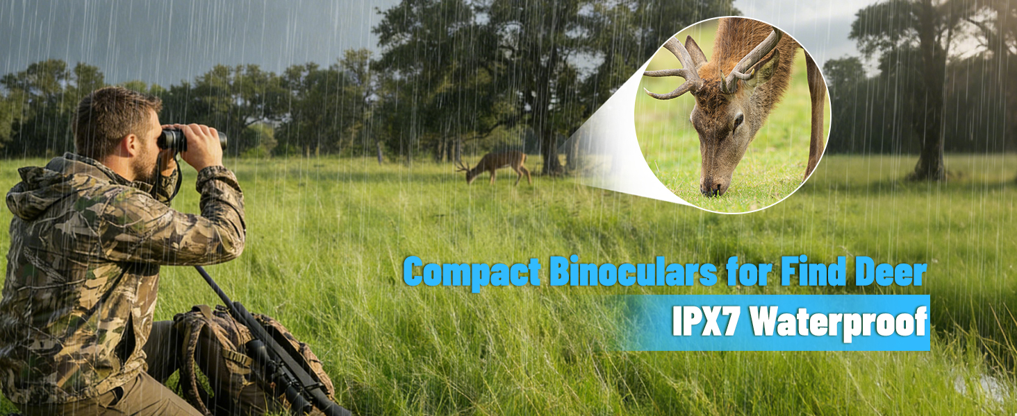 10x42 Binoculars for Adults - Professional HD Roof BAK4 Prism Lens Binoculars for Bird Watching