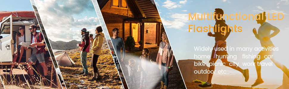 Multifunctional LED Flashlights