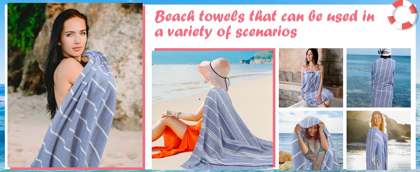 turkish beach towel fit a variety of scenarios