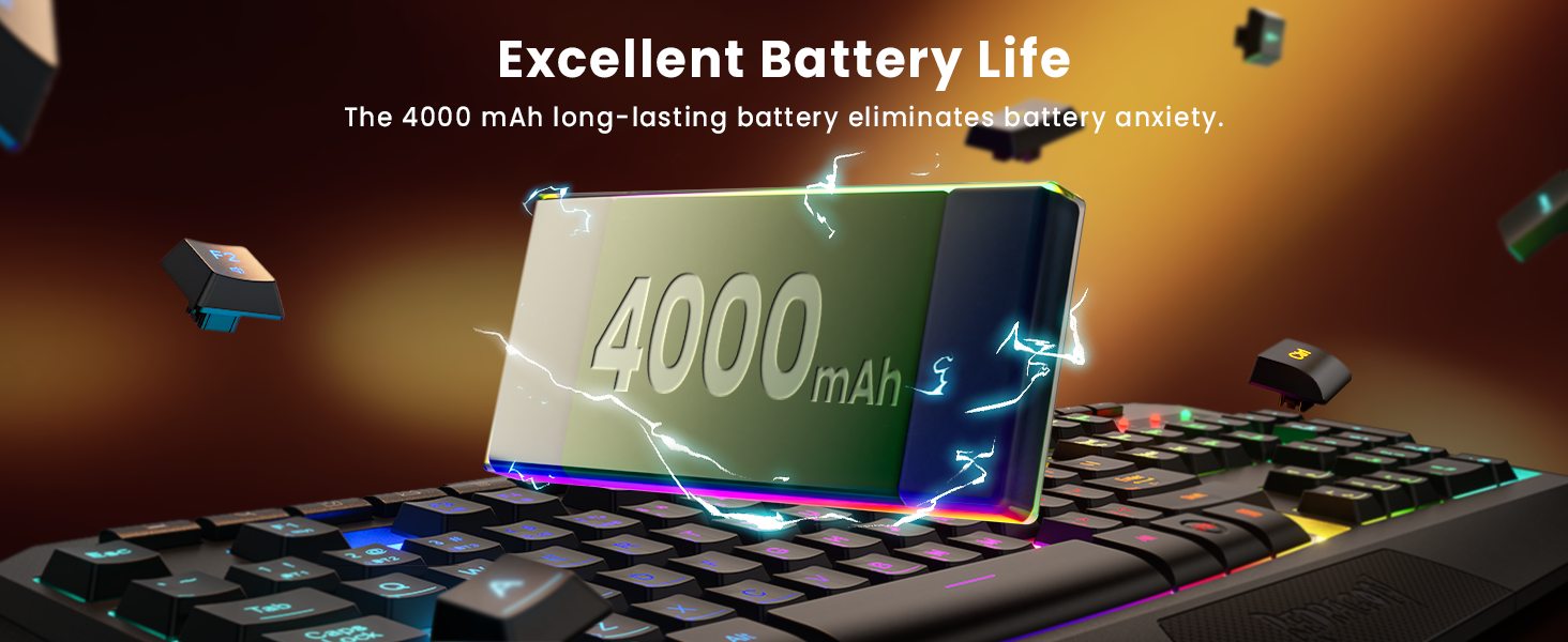 Wireless Gaming Keyboard And Mouse