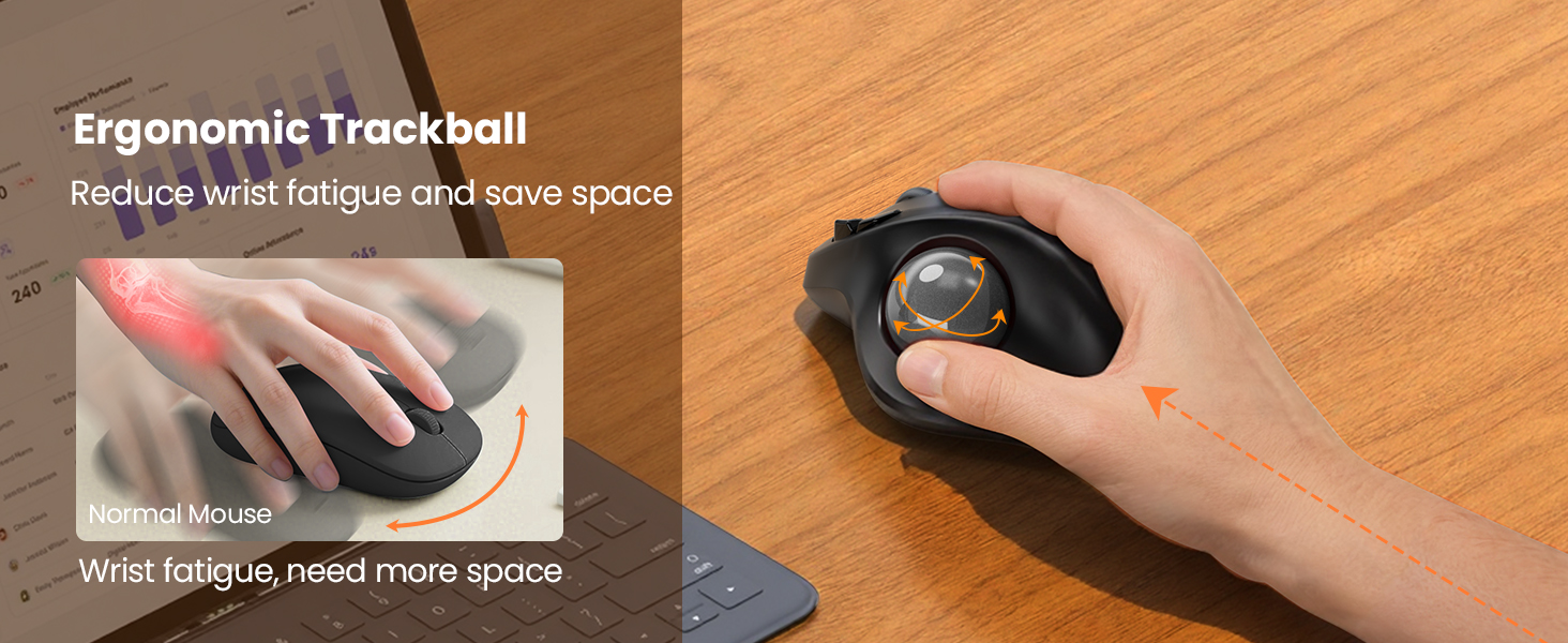 MAM2 Wireless Trackball Mouse