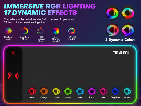 wireless charging mouse pad