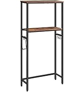 HOOBRO Over-The-Toilet Storage, 2-Tier Bathroom Organizer Over Toilet, Bathroom Shelves with Toil...