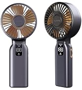 Funme Portable Handheld Fan, 10000mAh Rechargeable Personal Fan with 1-100 Speed Scroll Wheel Con...