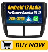 AWESAFE Car Stereo for Subaru Forester Impreza WRX 2008 2009 2010 2011 2012, 2 + 32G Android Blue...