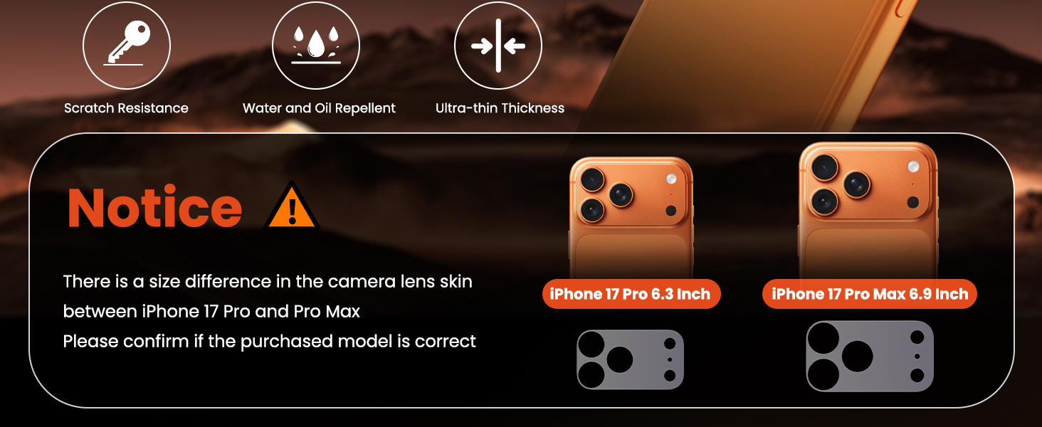 iphone 17 pro max camera skin