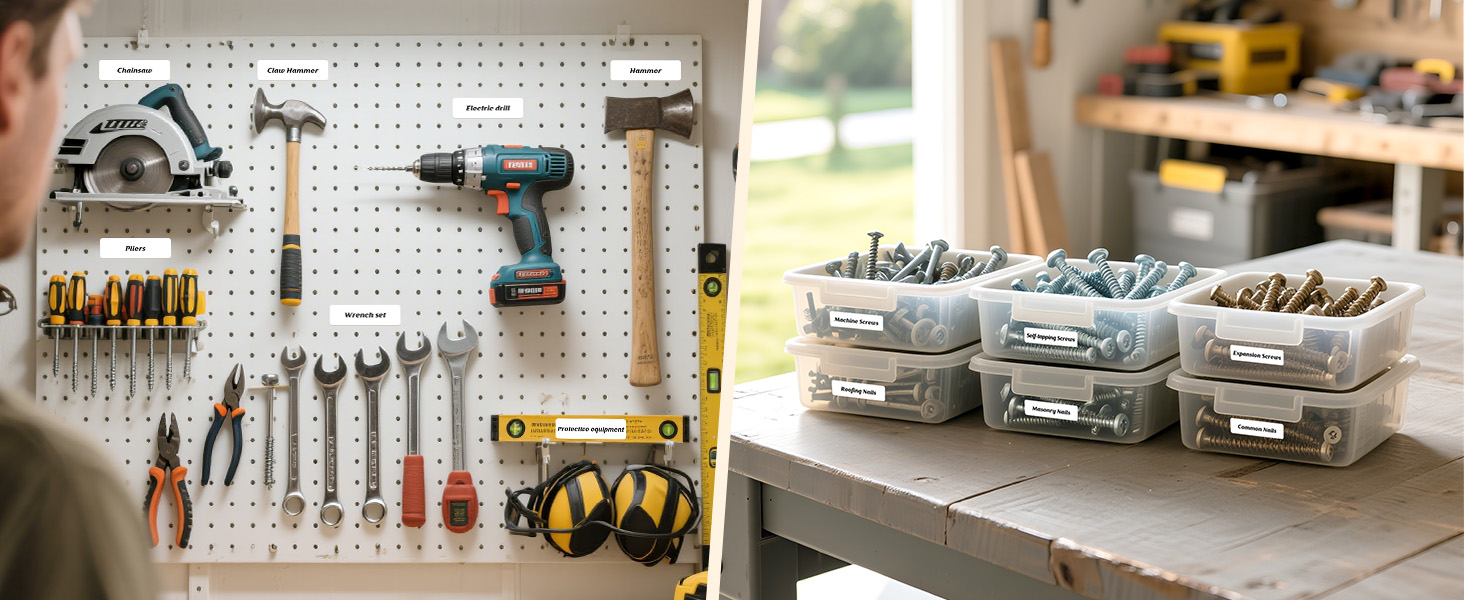 N1 mini Label Set for Whole House Storage