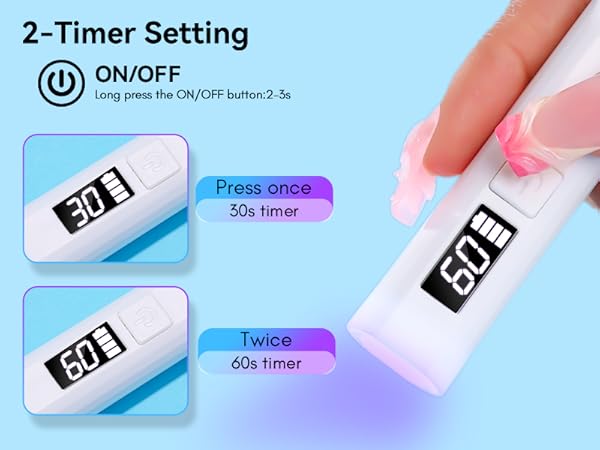 handheld UV Nail lamp for gel nail polish