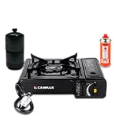 Camplux Dual Fuel Propane &amp;amp;amp;amp; Butane Stove with Carrying Case, Portable Camping Stoves