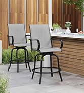 Bar Chairs with Footrest