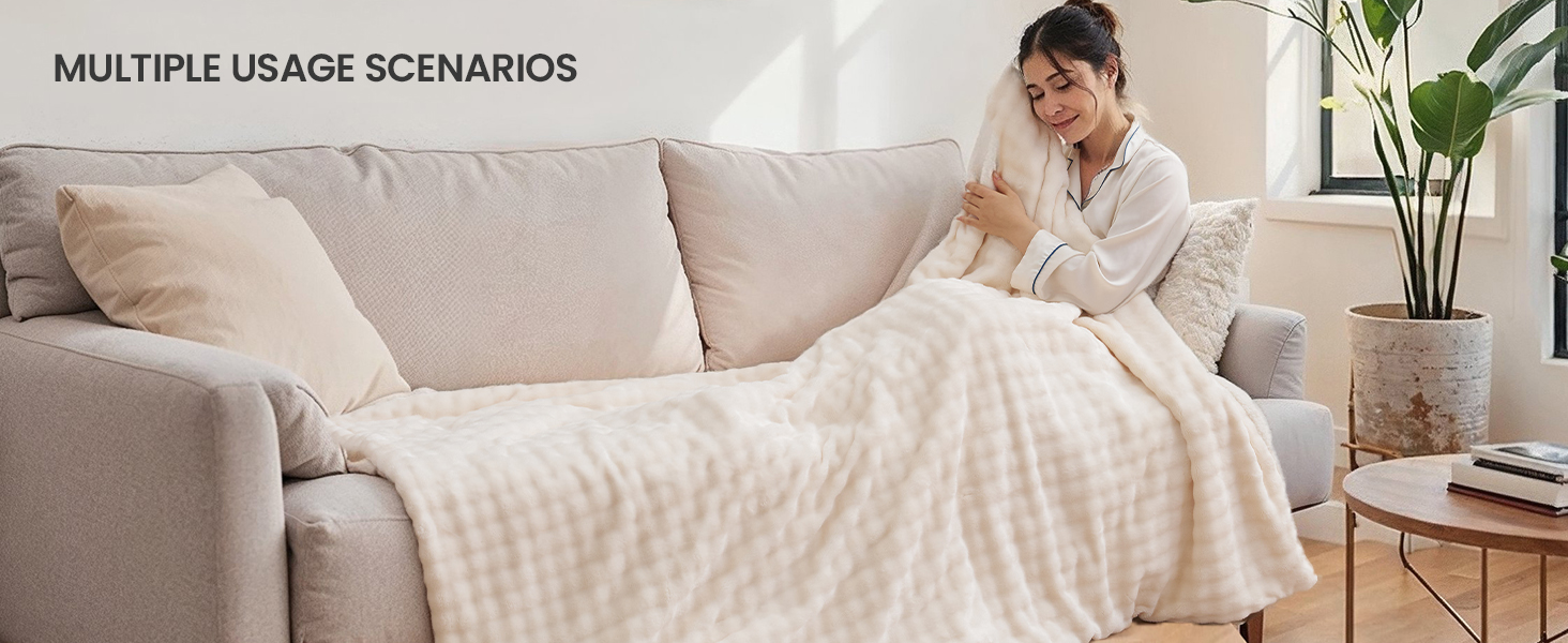 Heated Throw Blanket 50&amp;#34;x72&amp;#34;