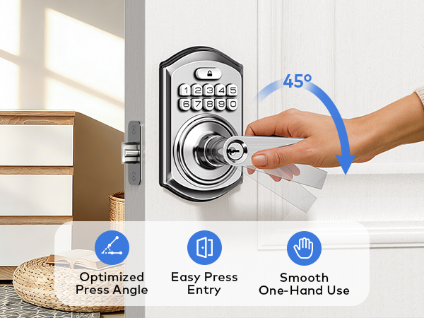 Durable ergonomic aluminum alloy handle