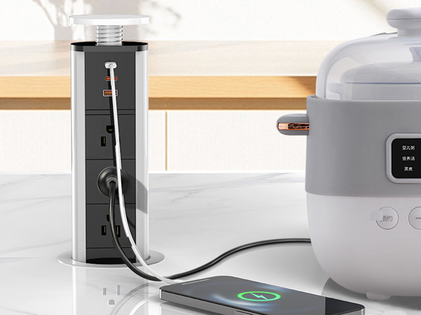 pop up outlet for kitchen countertop