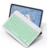 XIWMIX Wireless Bluetooth 7 Colors Backlit Keyboard for Samsung Galaxy Tablets, Compatible with S...