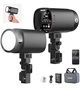 NEEWER 120Ws 2.4G TTL Outdoor Strobe Flash, Compatible with Godox, 1/8000s HSS Portable Studio Mo...