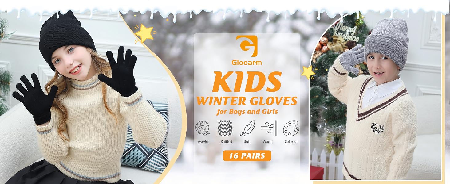 kids winter gloves