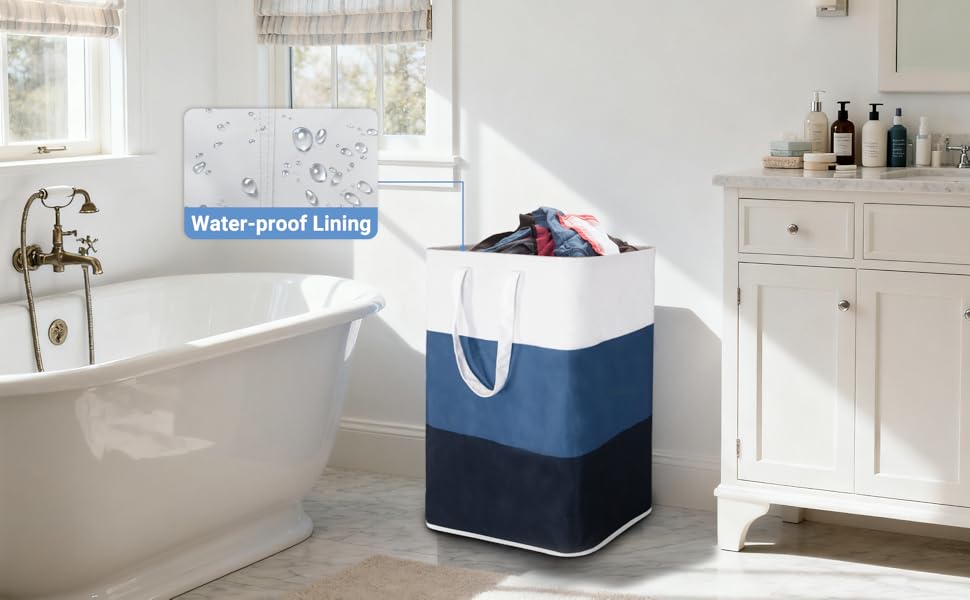 waterproof clothes storage basket for bathroom