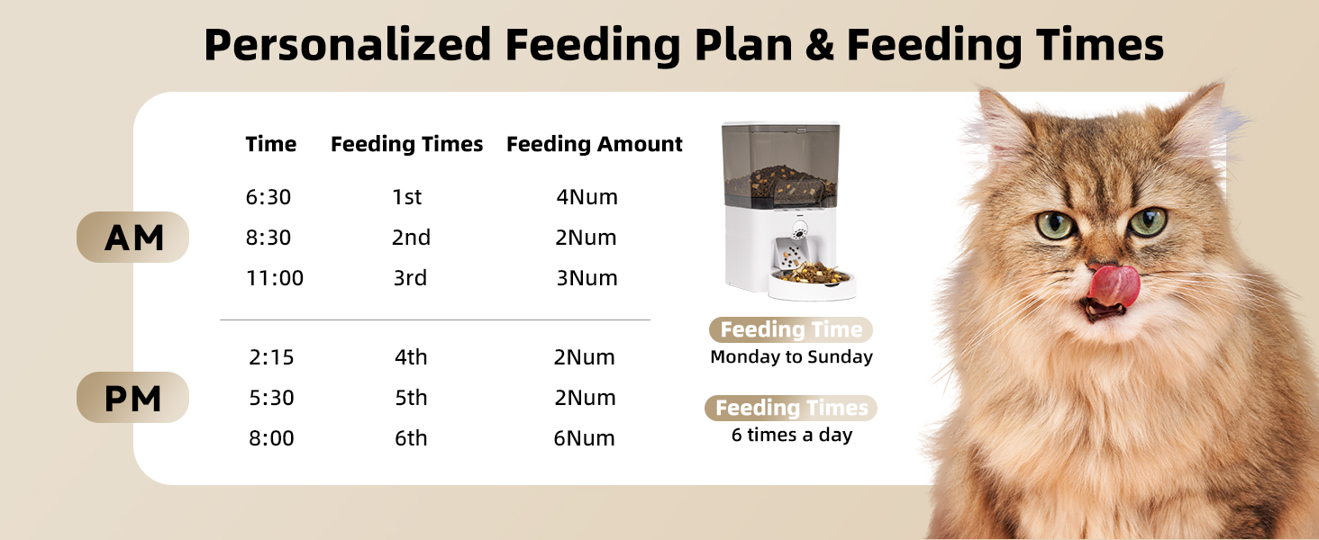 Feeding plan