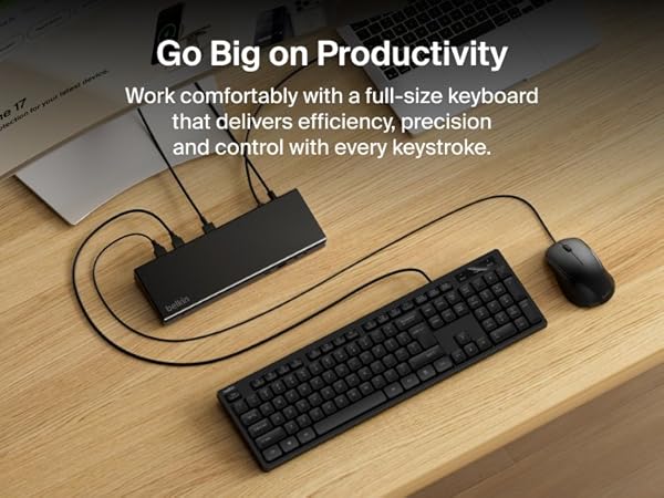 Belkin Connect Wired Keyboard and Mouse Combo