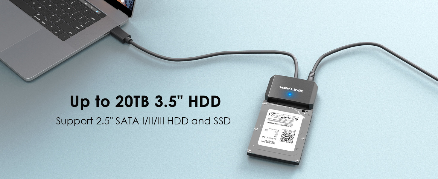 SATA to USB Type-A Hard Drive Cable