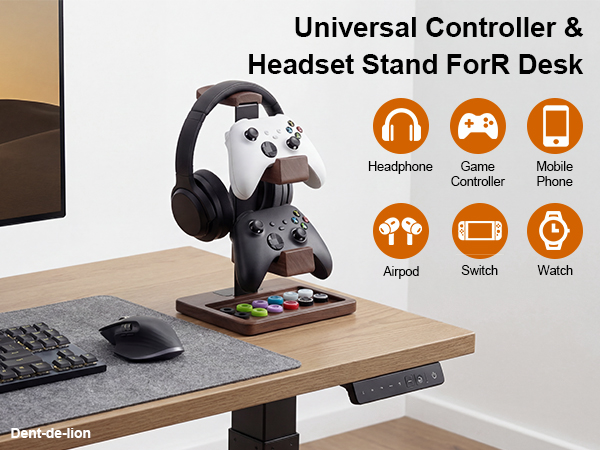 Solid Wood Controller Holder