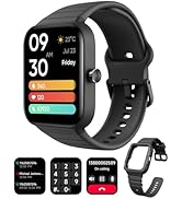 SKG 1.8" Fitness Tracker Watch for Men Women with 2 Bands, Alexa Built-in Smartwatch for Android ...