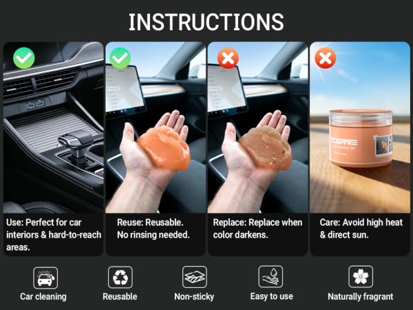 car cleaning gel