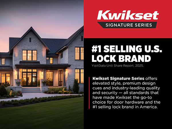 Kwikset is America's #1 selling lock brand. KW Signature Series offers premium quality and security.